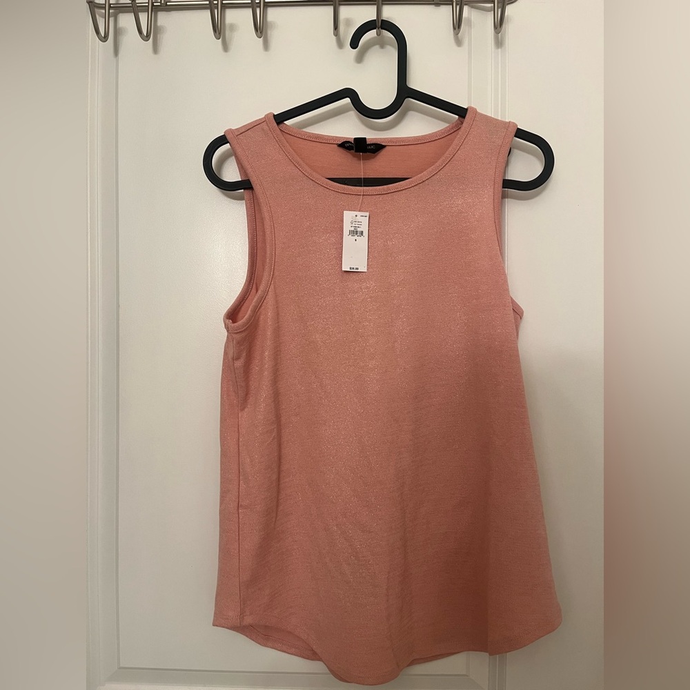 NWT Banana Republic Shimmer Pink Tank